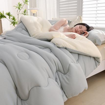 91家纺网 家纺一手货源 找家纺 （总）圣靓 2025新款华夫格冬被