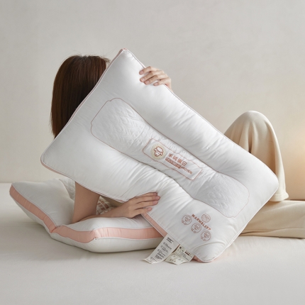（总）她喜爱枕头枕芯 沉浸于慵懒时光 羊绒蛋白护颈枕头