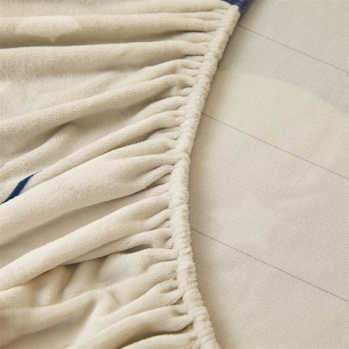 91家纺网 家纺一手货源 找家纺 牛奶绒加厚床笠法兰绒床罩套珊瑚绒床垫保护套防滑固定全包床单月亮宝宝