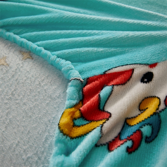 91家纺网 家纺一手货源 找家纺 牛奶绒加厚床笠法兰绒床罩套珊瑚绒床垫保护套防滑固定全包床单彩虹马