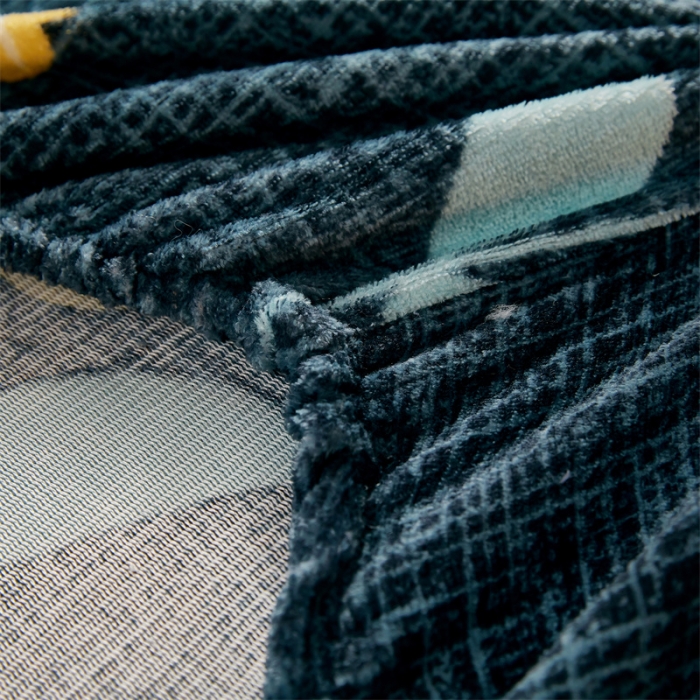 91家纺网 家纺一手货源 找家纺 牛奶绒加厚床笠法兰绒床罩套珊瑚绒床垫保护套防滑固定全包床单太阳花