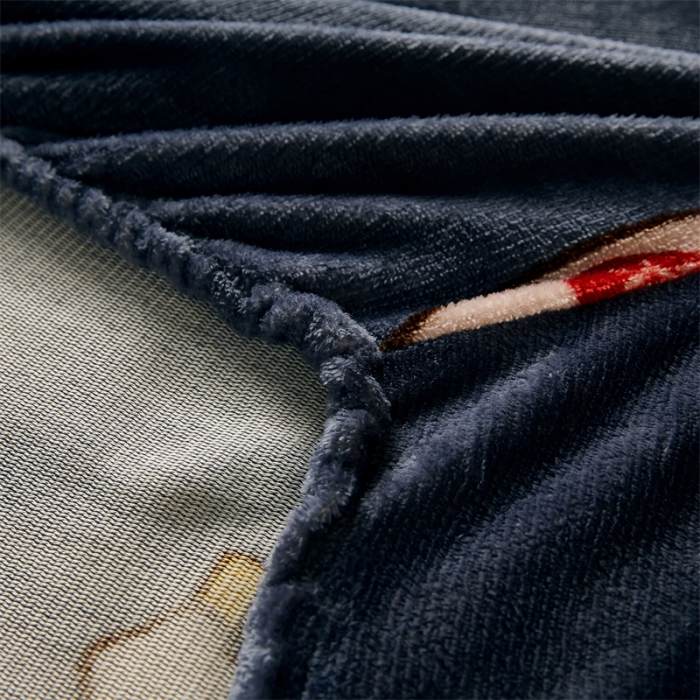 91家纺网 家纺一手货源 找家纺 牛奶绒加厚床笠法兰绒床罩套珊瑚绒床垫保护套防滑固定全包床单呆萌熊