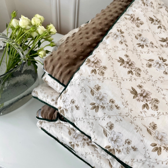 91家纺网 家纺一手货源 找家纺 源启生活 2023新款韩国小熊双人全棉豆豆四季被 曼塔