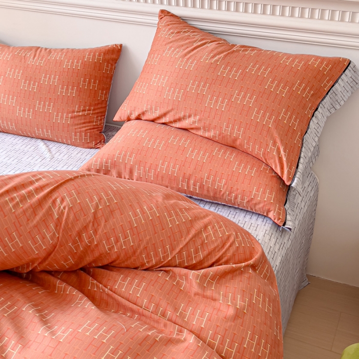 91家纺网 家纺一手货源 找家纺 （总）棉生活 2023新款云绒棉印花宽边四件套