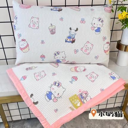 91家纺网 家纺一手货源 找家纺 （总）赫梵茜2023新款高端家纺床盖三件套高温砂洗可铺可盖柔软舒适