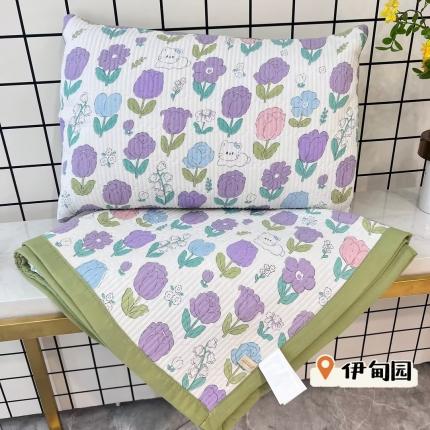 91家纺网 家纺一手货源 找家纺 （总）赫梵茜2023新款高端家纺床盖三件套高温砂洗可铺可盖柔软舒适