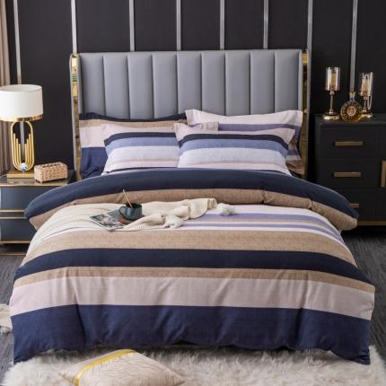 91家纺网 家纺一手货源 找家纺 晶缦家纺 2023新款风尚系全棉生态磨毛多规格四件套 一米阳光