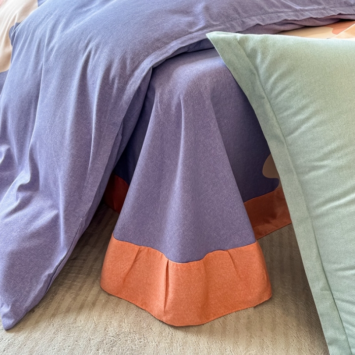 91家纺网 家纺一手货源 找家纺 晶缦家纺 2023新款风尚系全棉生态磨毛多规格四件套 青春派