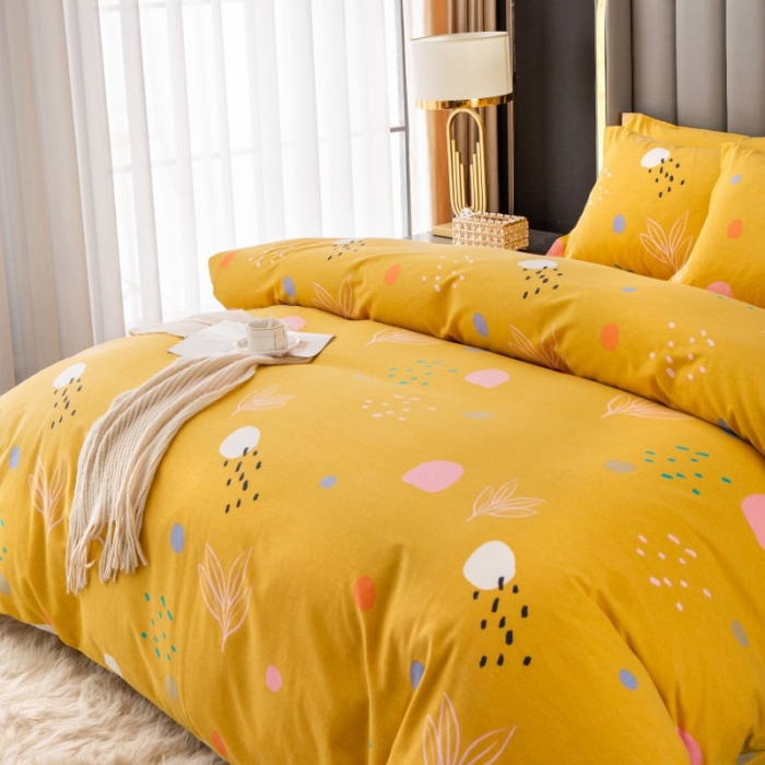 91家纺网 家纺一手货源 找家纺 晶缦家纺 2023新款风尚系全棉生态磨毛多规格四件套 青春序曲