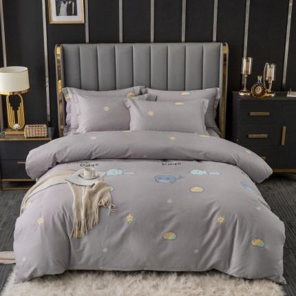 晶缦家纺 2023新款风尚系全棉生态磨毛多规格四件套 淘气堡