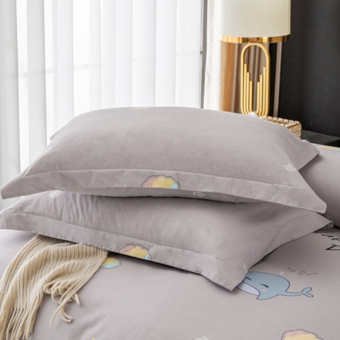 91家纺网 家纺一手货源 找家纺 晶缦家纺 2023新款风尚系全棉生态磨毛多规格四件套 淘气堡