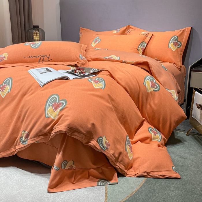 91家纺网 家纺一手货源 找家纺 晶缦家纺 2023新款风尚系全棉生态磨毛多规格四件套 童心