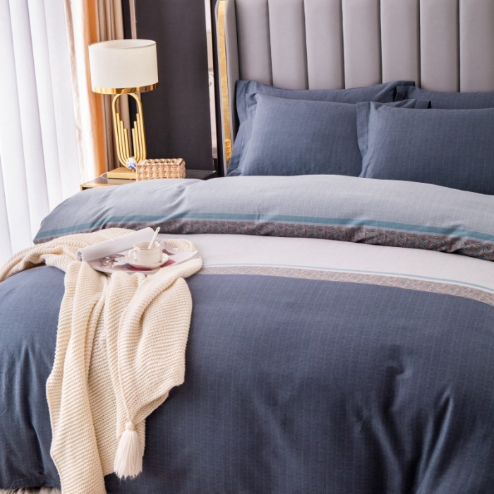 91家纺网 家纺一手货源 找家纺 晶缦家纺 2023新款风尚系全棉生态磨毛多规格四件套 威尔士