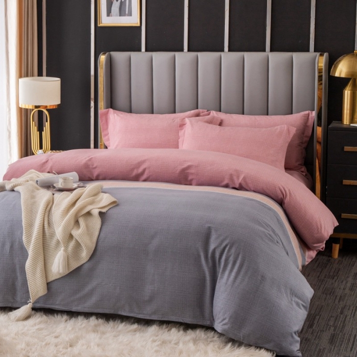 91家纺网 家纺一手货源 找家纺 晶缦家纺 2023新款风尚系全棉生态磨毛多规格四件套 享受