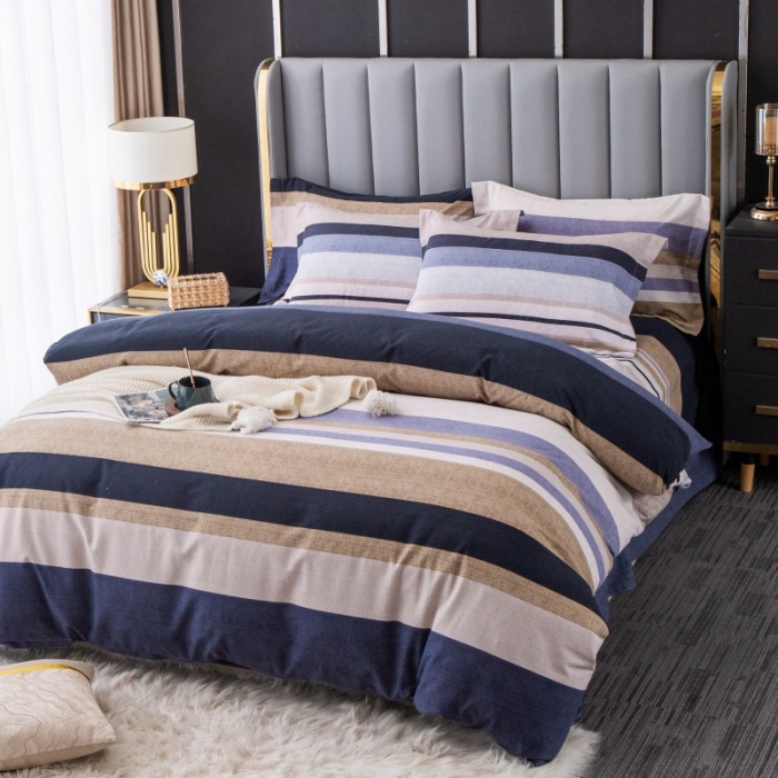 91家纺网 家纺一手货源 找家纺 晶缦家纺 2023新款风尚系全棉生态磨毛多规格四件套 一米阳光