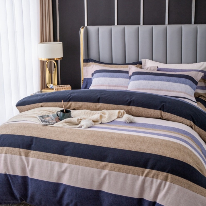 91家纺网 家纺一手货源 找家纺 晶缦家纺 2023新款风尚系全棉生态磨毛多规格四件套 一米阳光