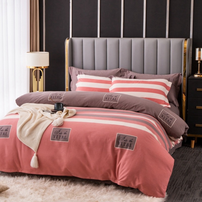 91家纺网 家纺一手货源 找家纺 晶缦家纺 2023新款风尚系全棉生态磨毛多规格四件套 印象风范