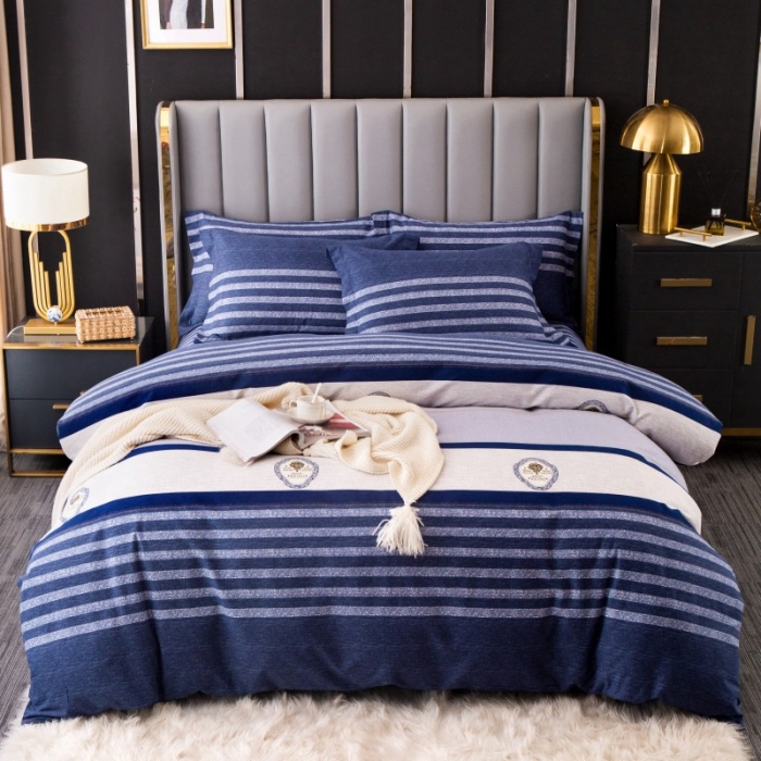 91家纺网 家纺一手货源 找家纺 晶缦家纺 2023新款风尚系全棉生态磨毛多规格四件套 遇见