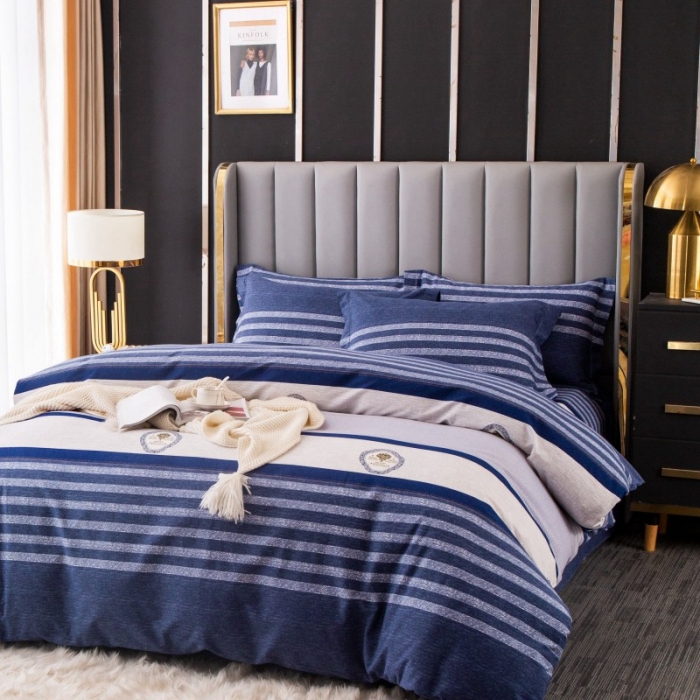 91家纺网 家纺一手货源 找家纺 晶缦家纺 2023新款风尚系全棉生态磨毛多规格四件套 遇见