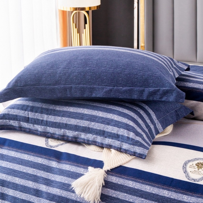 91家纺网 家纺一手货源 找家纺 晶缦家纺 2023新款风尚系全棉生态磨毛多规格四件套 遇见