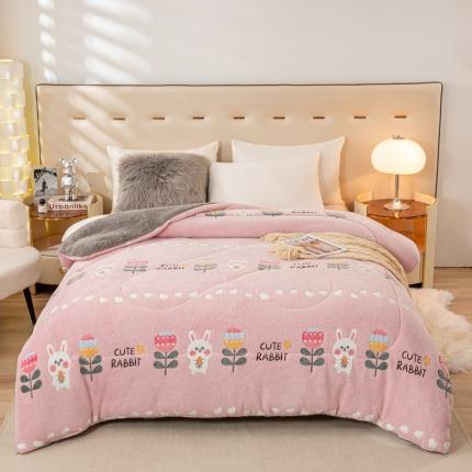 91家纺网 家纺一手货源 找家纺 （总）2024新款雪花绒羊羔绒春秋被冬被被芯