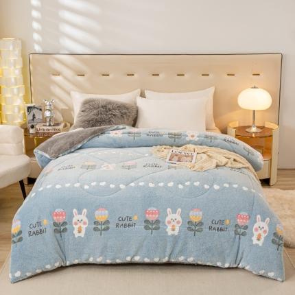 91家纺网 家纺一手货源 找家纺 （总）2024新款雪花绒羊羔绒春秋被冬被被芯