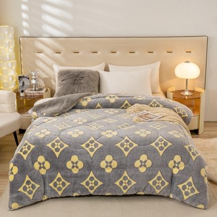 91家纺网 家纺一手货源 找家纺 （总）2024新款雪花绒羊羔绒春秋被冬被被芯