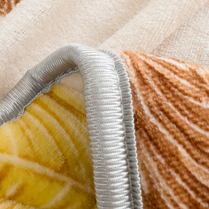 91家纺网 家纺一手货源 找家纺 梦舒羽 2025新款牛奶绒夹棉床笠床罩床单床盖床护垫套三件套黄金叶