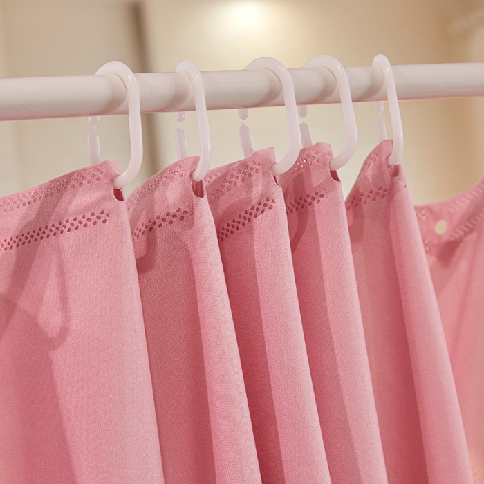 91家纺网 家纺一手货源 找家纺 艾晶美2023冬季保暖蚊帐双层床帘蚊帐四开门落地宫廷蚊帐4季款 密语粉