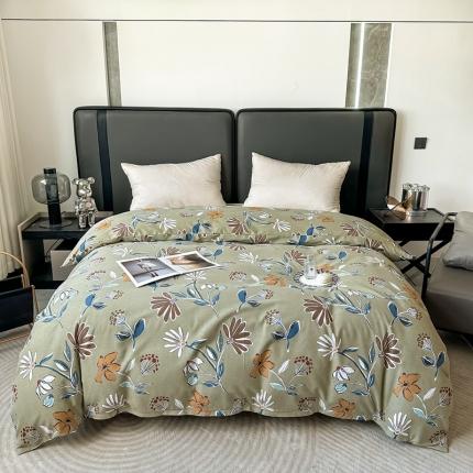 91家纺网 家纺一手货源 找家纺 （总）2024新款风尚系多规格全棉生态磨毛单被套单件 纯棉磨毛单品被套