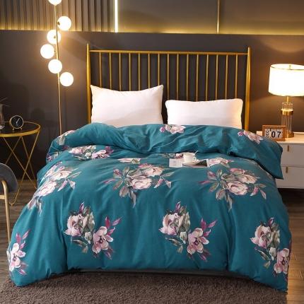 91家纺网 家纺一手货源 找家纺 （总）2024新款风尚系多规格全棉生态磨毛单被套单件 纯棉磨毛单品被套