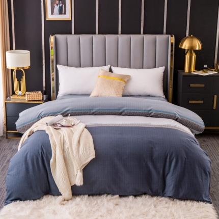 91家纺网 家纺一手货源 找家纺 （总）2024新款风尚系多规格全棉生态磨毛单被套单件 纯棉磨毛单品被套