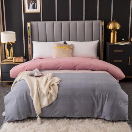 91家纺网 家纺一手货源 找家纺 （总）2024新款风尚系多规格全棉生态磨毛单被套单件 纯棉磨毛单品被套