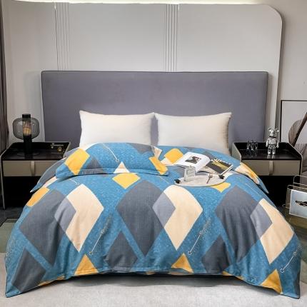 91家纺网 家纺一手货源 找家纺 （总）2024新款风尚系多规格全棉生态磨毛单被套单件 纯棉磨毛单品被套