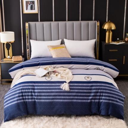 91家纺网 家纺一手货源 找家纺 （总）2024新款风尚系多规格全棉生态磨毛单被套单件 纯棉磨毛单品被套