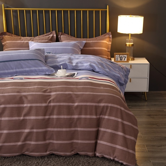 91家纺网 家纺一手货源 找家纺 晶缦家纺 2023新款风尚系全棉生态磨毛多规格单被套 艾菲尔-兰