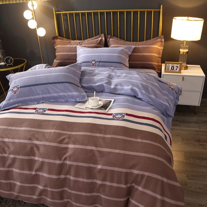 91家纺网 家纺一手货源 找家纺 晶缦家纺 2023新款风尚系全棉生态磨毛多规格单被套 艾菲尔-兰