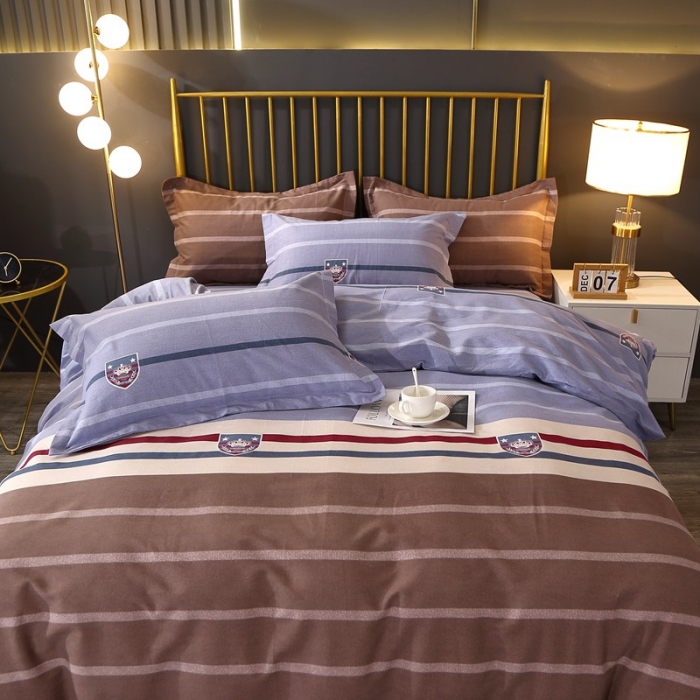 91家纺网 家纺一手货源 找家纺 晶缦家纺 2023新款风尚系全棉生态磨毛多规格单被套 艾菲尔-兰