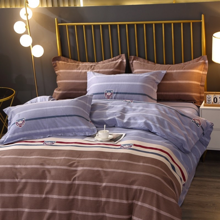 91家纺网 家纺一手货源 找家纺 晶缦家纺 2023新款风尚系全棉生态磨毛多规格单被套 艾菲尔-兰