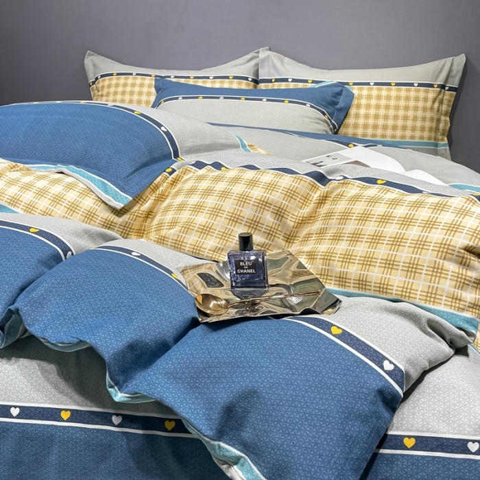 91家纺网 家纺一手货源 找家纺 晶缦家纺 2023新款风尚系全棉生态磨毛多规格单被套 艾兰星