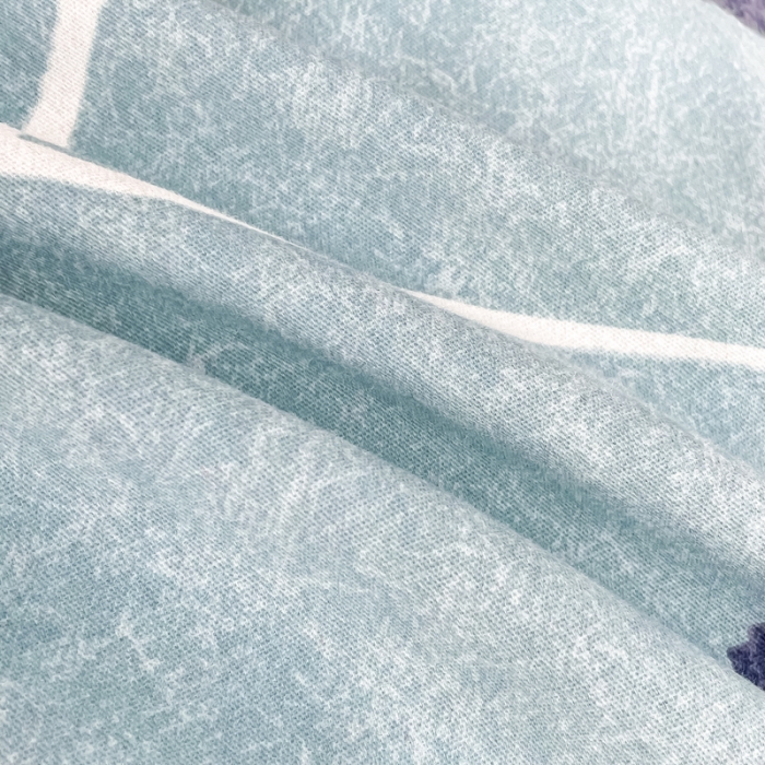 91家纺网 家纺一手货源 找家纺 晶缦家纺 2023新款风尚系全棉生态磨毛多规格单被套 彼岸