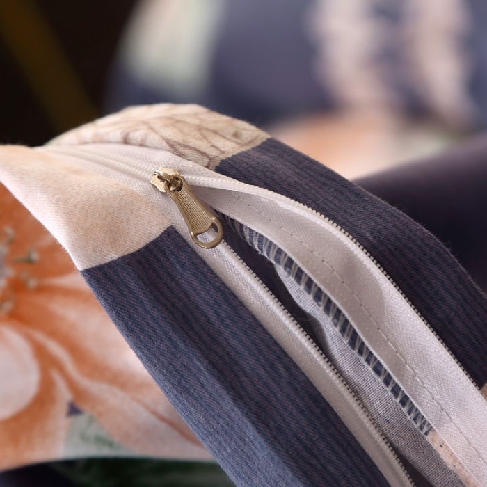 91家纺网 家纺一手货源 找家纺 晶缦家纺 2023新款风尚系全棉生态磨毛多规格单被套 花之谷