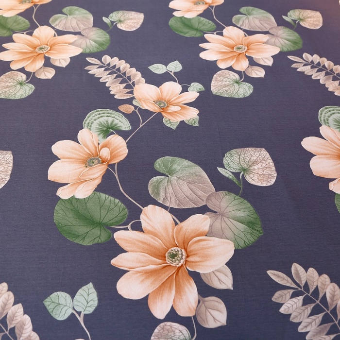 91家纺网 家纺一手货源 找家纺 晶缦家纺 2023新款风尚系全棉生态磨毛多规格单被套 花之谷