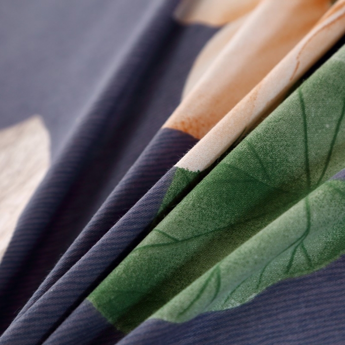 91家纺网 家纺一手货源 找家纺 晶缦家纺 2023新款风尚系全棉生态磨毛多规格单被套 花之谷