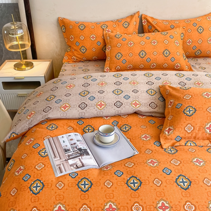 91家纺网 家纺一手货源 找家纺 晶缦家纺 2023新款风尚系全棉生态磨毛多规格单被套 经典约定