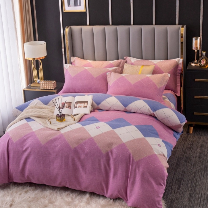 91家纺网 家纺一手货源 找家纺 晶缦家纺 2023新款风尚系全棉生态磨毛多规格单被套 纳瑞尔