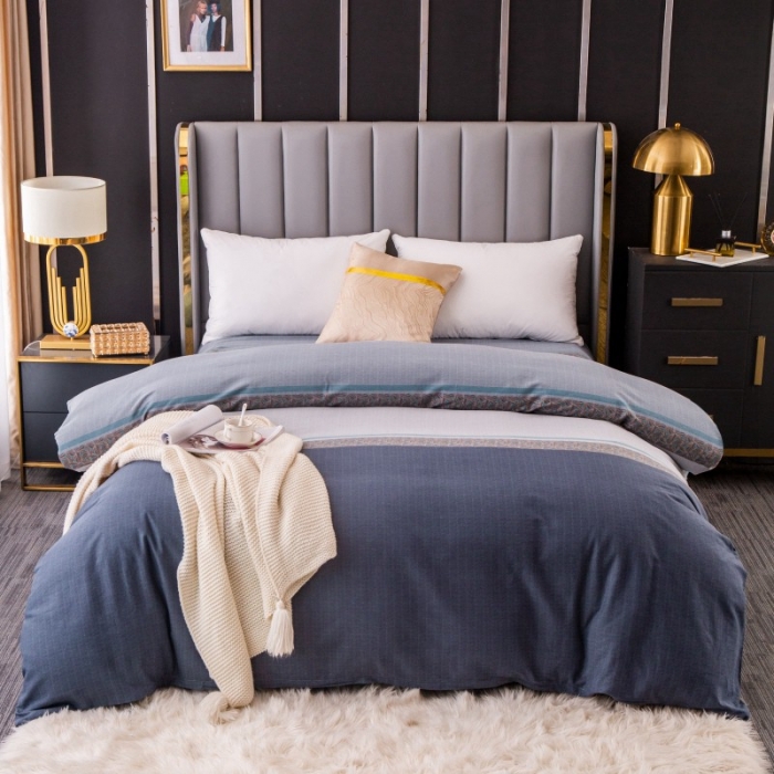 91家纺网 家纺一手货源 找家纺 晶缦家纺 2023新款风尚系全棉生态磨毛多规格单被套 威尔士