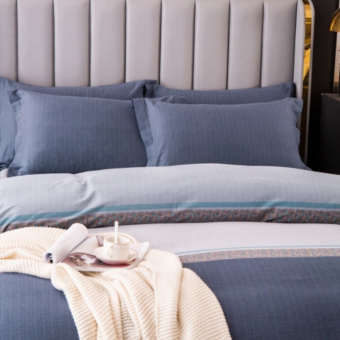 91家纺网 家纺一手货源 找家纺 晶缦家纺 2023新款风尚系全棉生态磨毛多规格单被套 威尔士