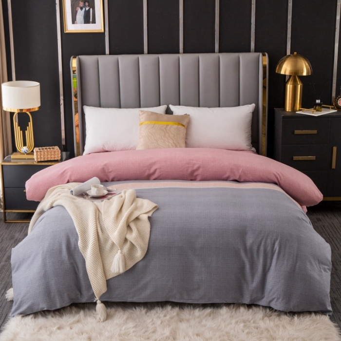 91家纺网 家纺一手货源 找家纺 晶缦家纺 2023新款风尚系全棉生态磨毛多规格单被套 享受