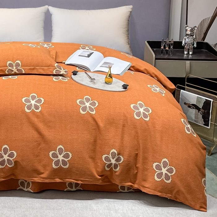 91家纺网 家纺一手货源 找家纺 晶缦家纺 2023新款风尚系全棉生态磨毛多规格单被套 小柔情